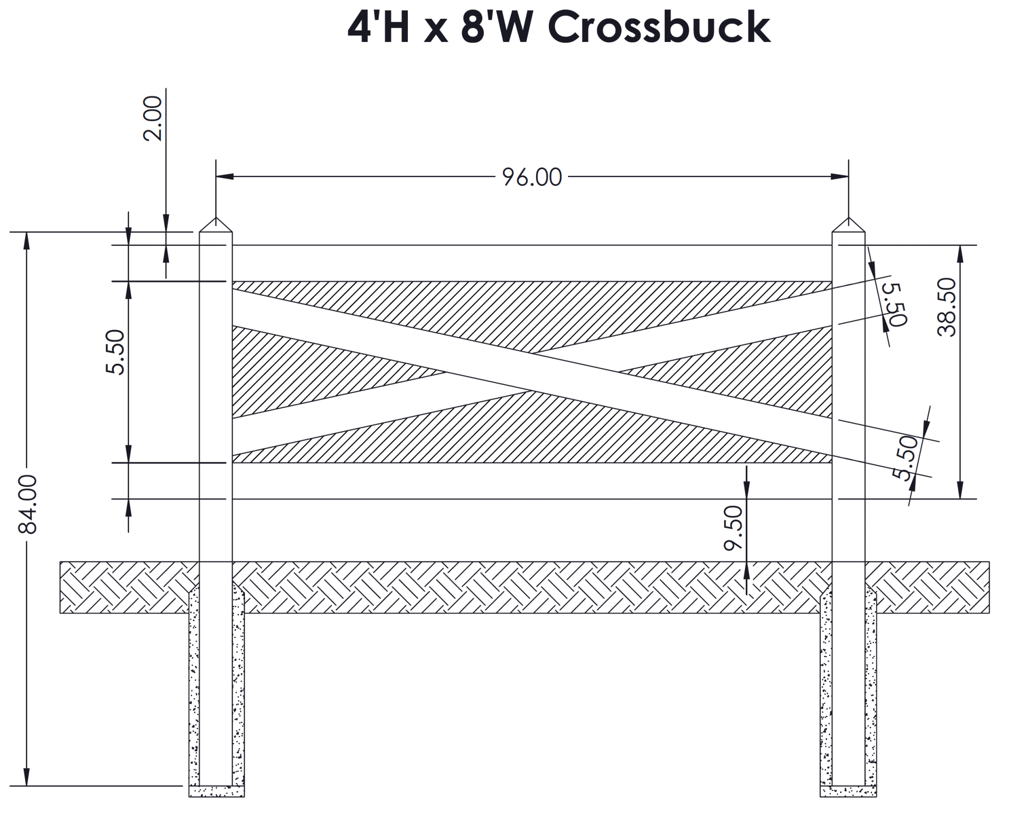 Crossbuck Ranch Rail – Homeland Vinyl